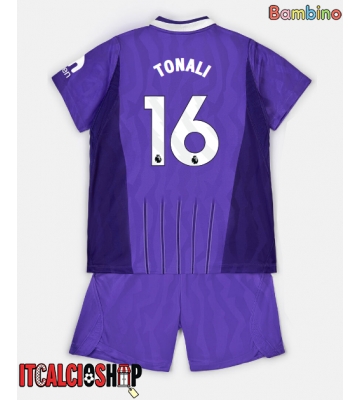 Tottenham Hotspur Sandro Tonali #16 Terza Maglia Bambino 2026-27 Manica Corta (+ Pantaloni corti)
